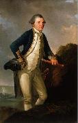 Captain Cook, oil on canvas painting by John Webber, John Webber